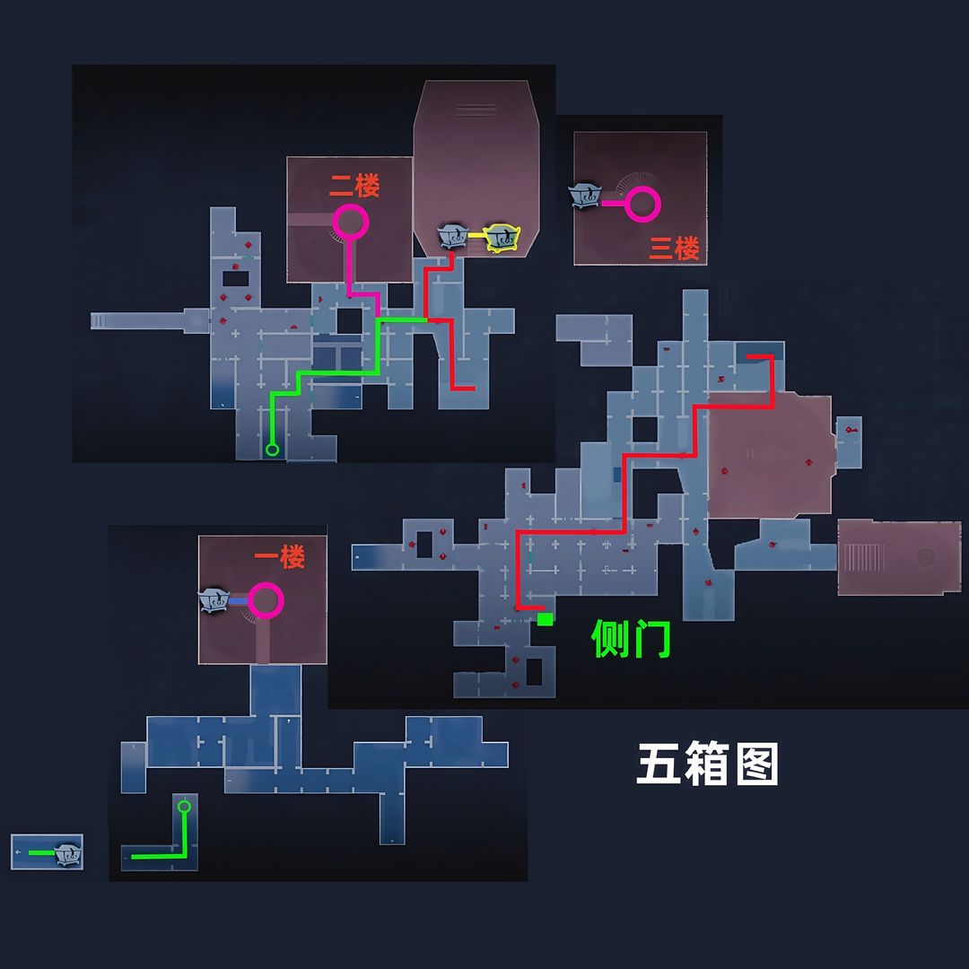 超自然行动组昆仑秘境极限侧门在【下】全地图小抄