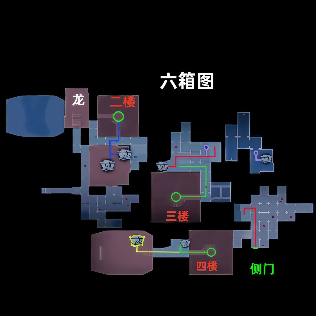 超自然行动组昆仑秘境极限侧门在【下】全地图小抄