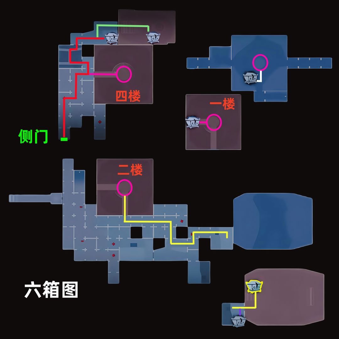 超自然行动组昆仑秘境极限侧门在【下】全地图小抄