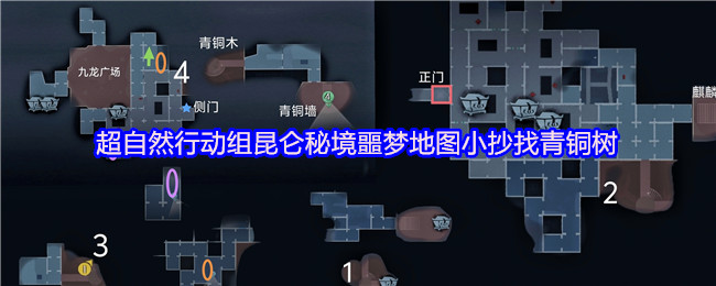 超自然行动组昆仑秘境噩梦地图小抄找青铜树