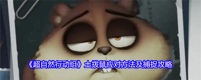 《超自然行动组》土拨鼠应对方法及捕捉攻略