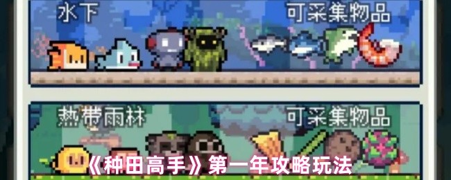 《种田高手》第一年攻略玩法