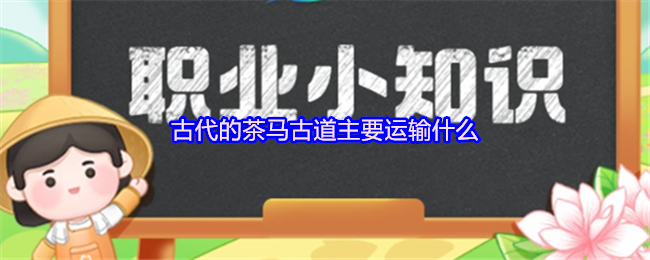 古代的茶马古道主要运输什么