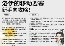 洛伊的移动要塞新手怎么玩