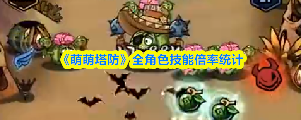 《萌萌塔防》全角色技能倍率统计