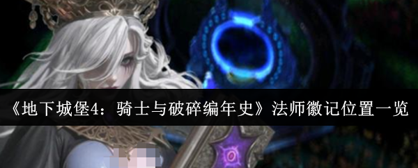 《地下城堡4:骑士与破碎编年史》法师徽记位置一览