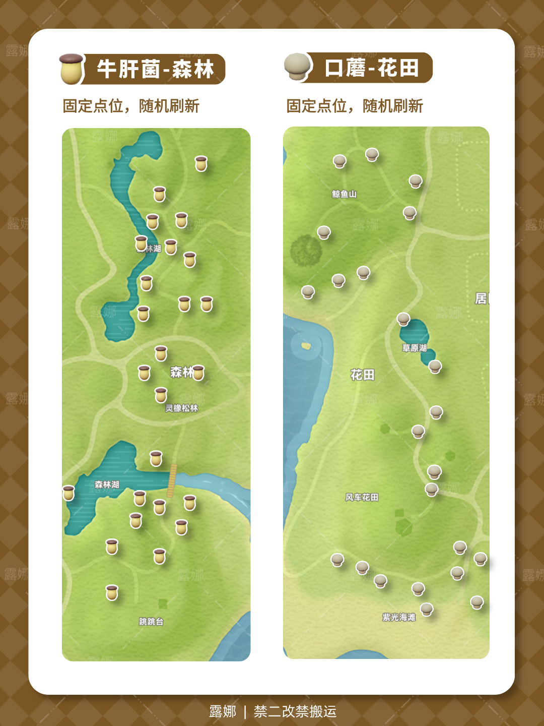 《心动小镇手游》全蘑菇位置及食谱售价说明