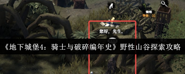 《地下城堡4:骑士与破碎编年史》野性山谷探索攻略