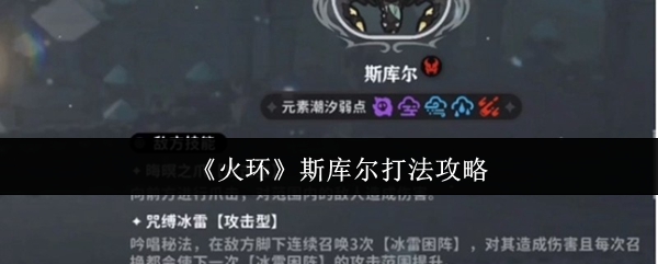 《火环》斯库尔打法攻略