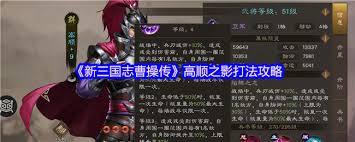 新三国志曹操传高顺如何使用