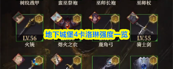 地下城堡4卡洛琳强度一览