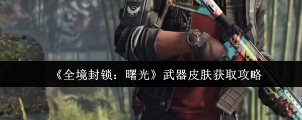 《全境封锁：曙光》武器皮肤获取攻略