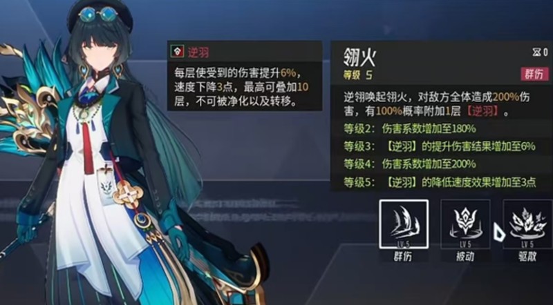 《伊瑟》逆翎技能介绍