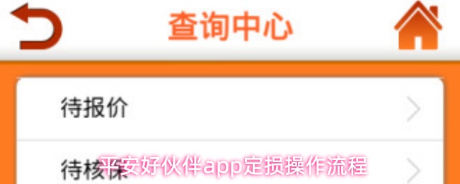 平安好伙伴app定损操作流程