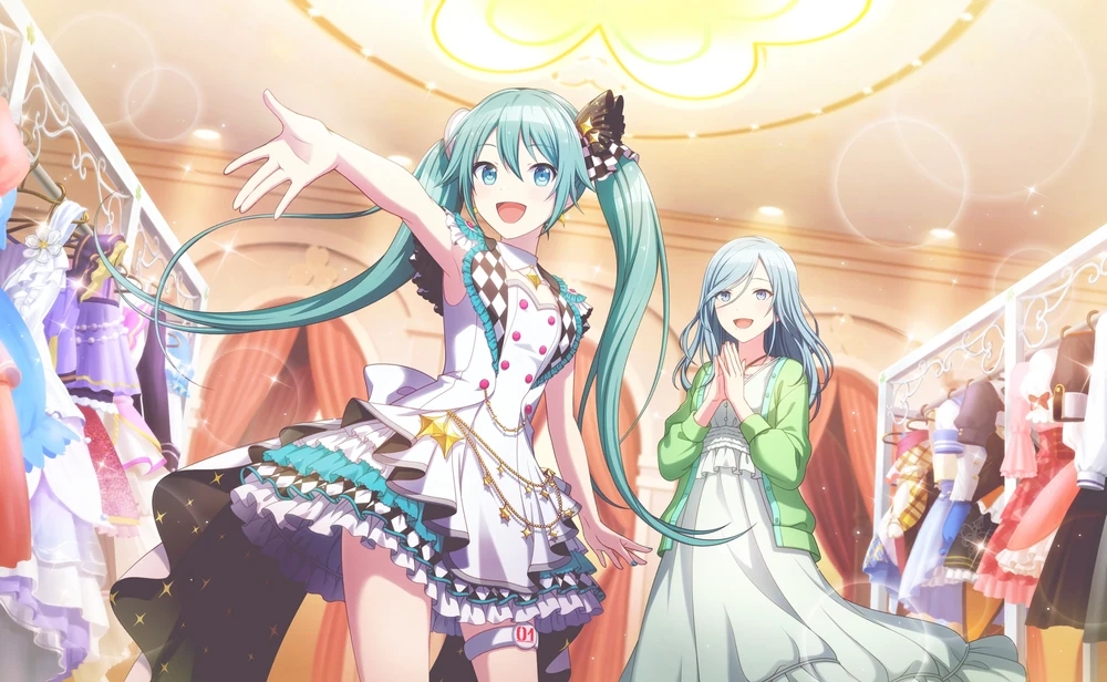 《初音未来：缤纷舞台》预抽卡四星卡面和技能一览