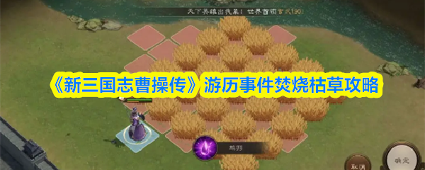 《新三国志曹操传》游历事件焚烧枯草攻略