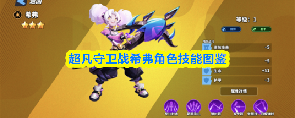 超凡守卫战希弗角色技能图鉴