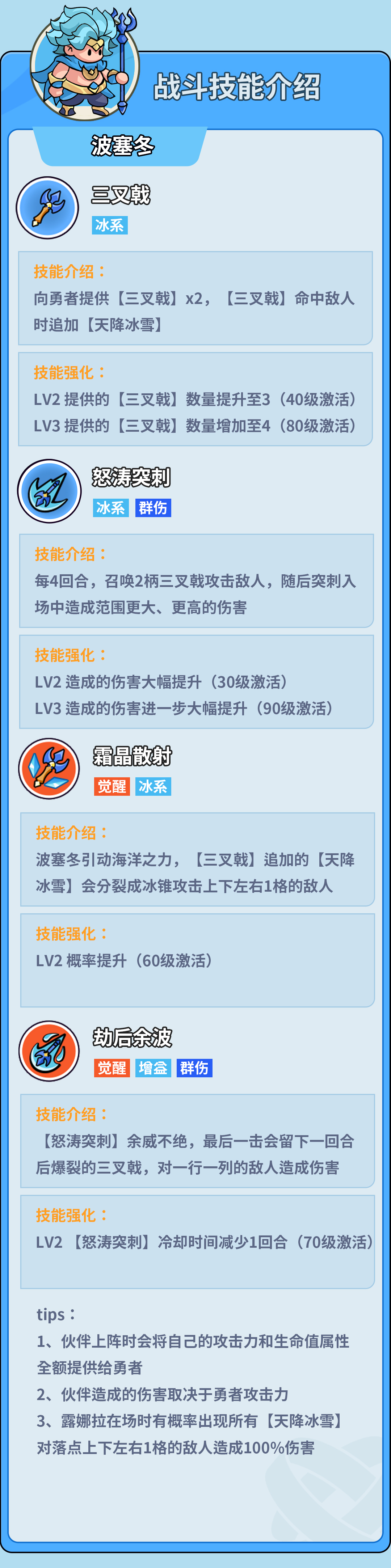 《伙伴弹途》波塞冬技能机制与实战技巧