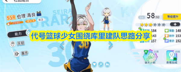 代号篮球少女围绕库里建队思路分享