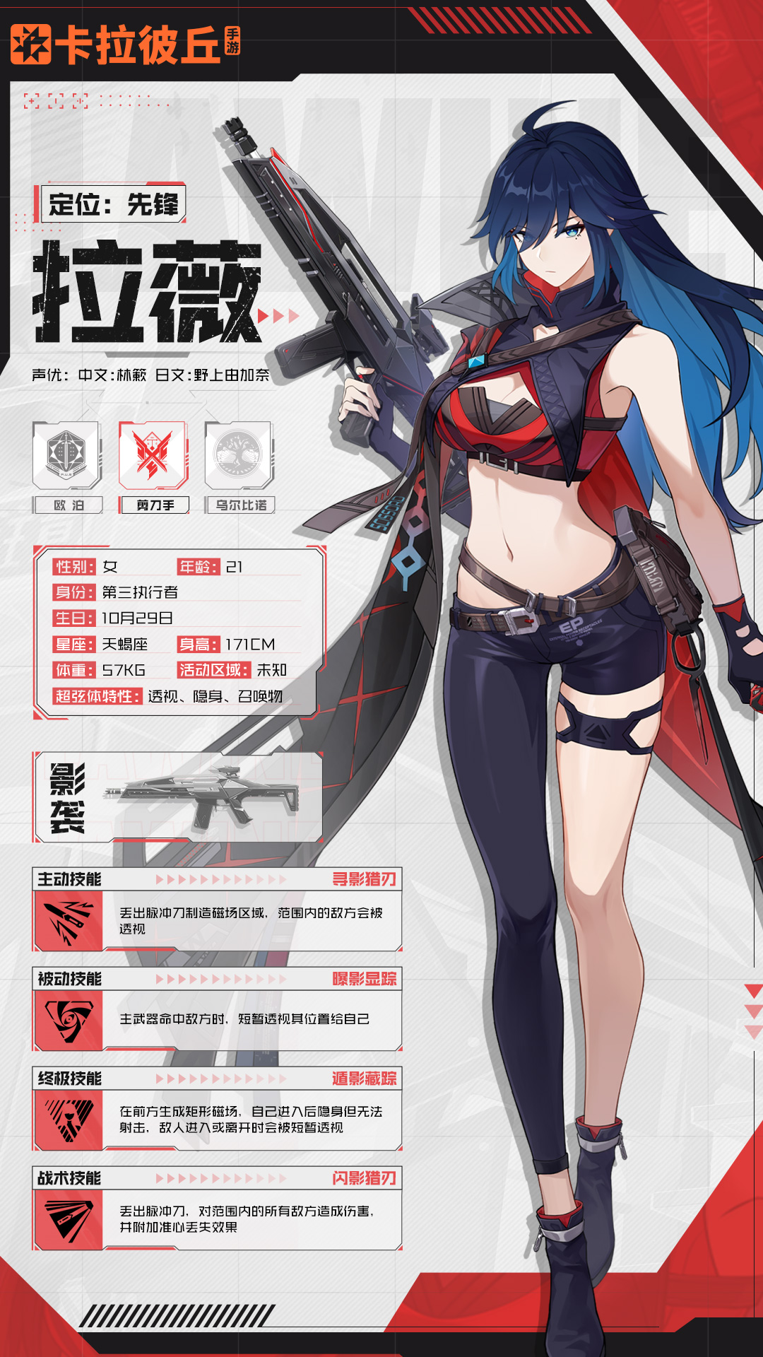 《卡拉彼丘》拉薇角色图鉴