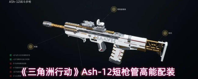 《三角洲行动》Ash-12短枪管高能配装