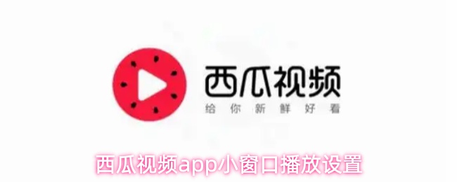 西瓜视频app小窗口播放设置