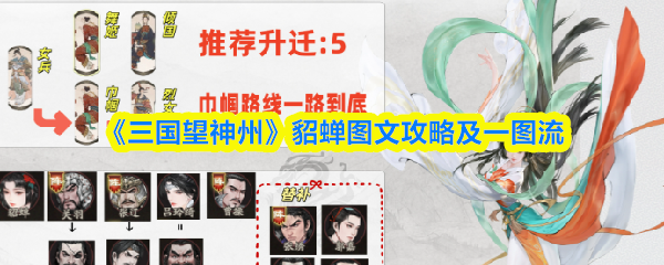 《三国望神州》貂蝉图文攻略及一图流