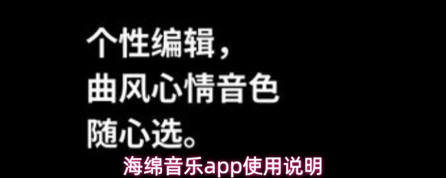 海绵音乐app使用说明