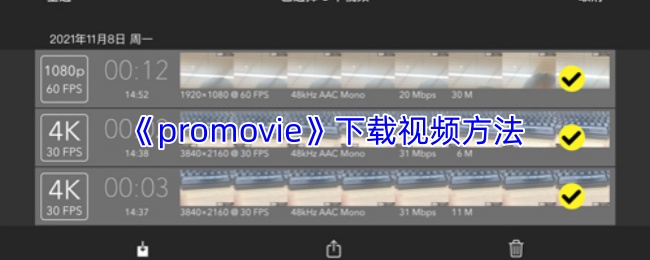 《promovie》下载视频方法