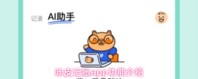 咔皮记账app功能介绍