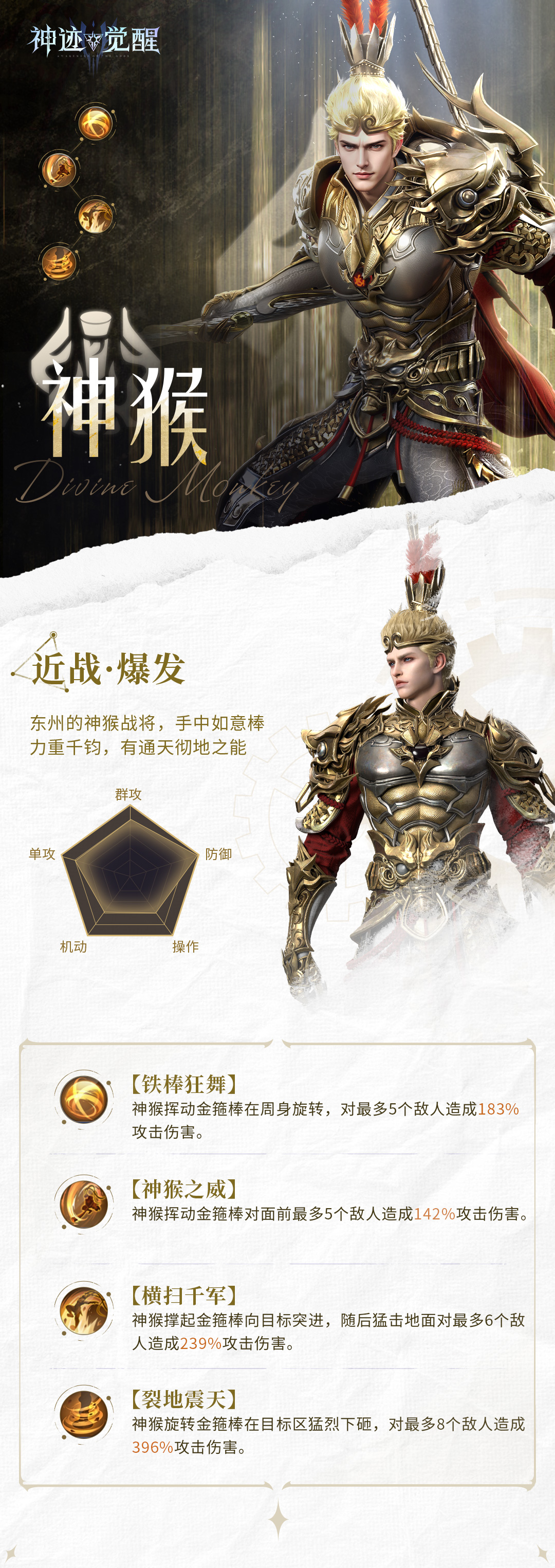 《神迹觉醒》万象图录神猴介绍