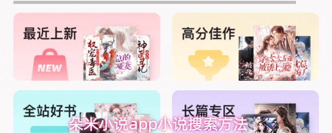 朵米小说app小说搜索方法