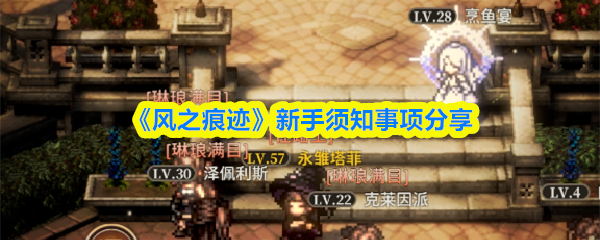 《风之痕迹》新手须知事项分享