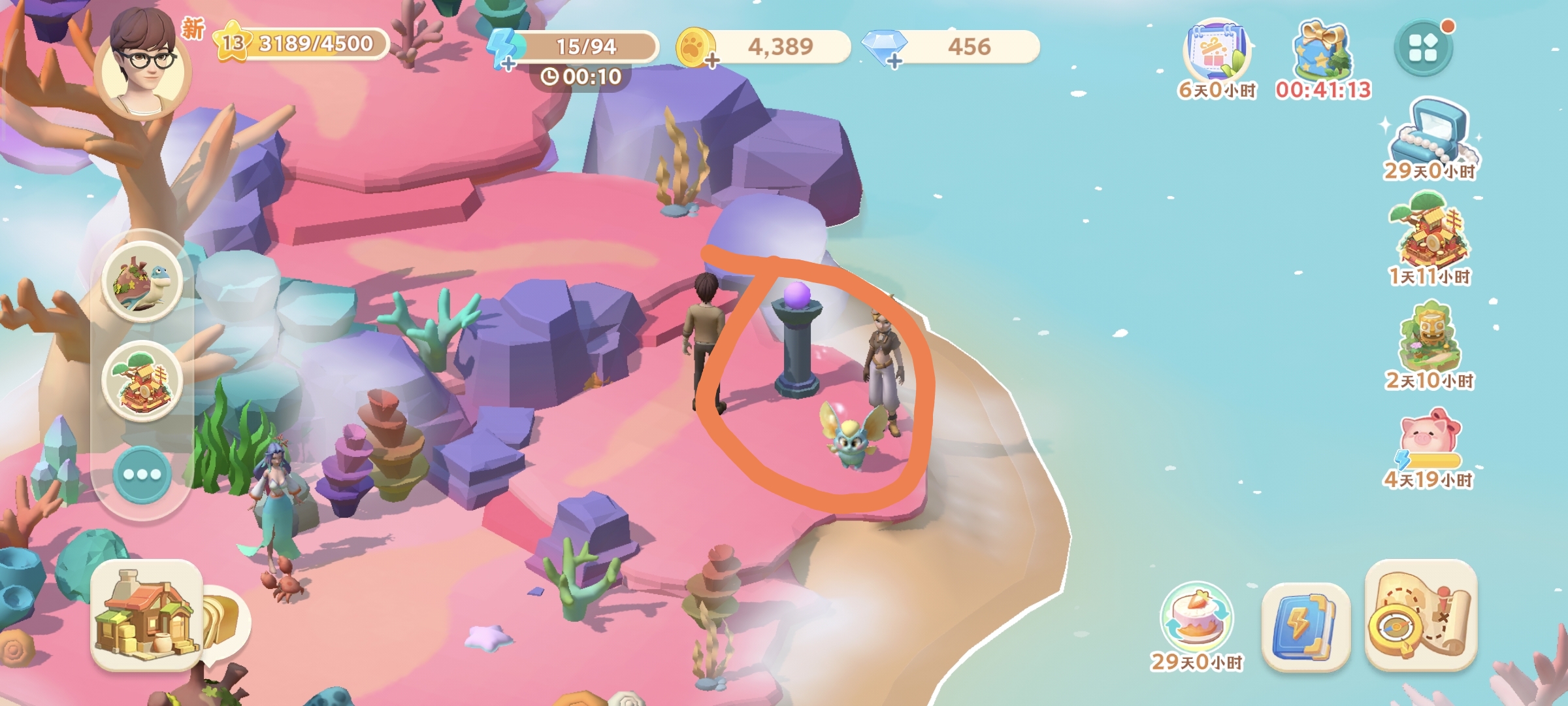 《珍珠海大冒险》第二章主线地图彩蛋位置分享