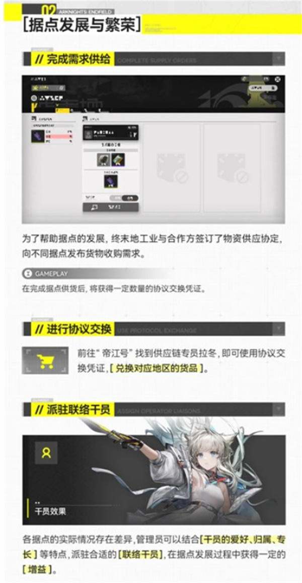 《明日方舟：终末地》基础建设功能一览