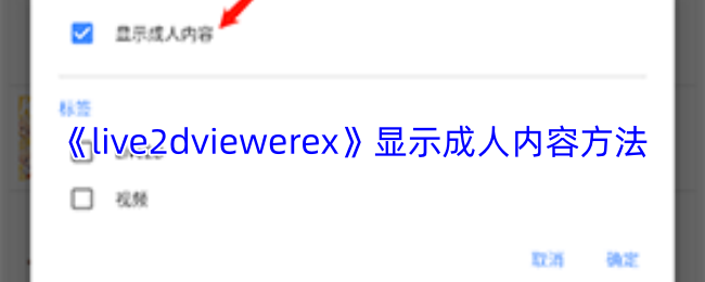 《live2dviewerex》显示成人内容方法