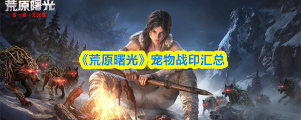 《荒原曙光》宠物战印汇总