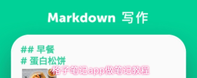 格子笔记app做笔记教程