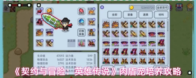 《契约与冒险：英雄传说》肉盾宠培养攻略