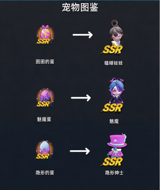 《圣物英雄》宠物图鉴介绍