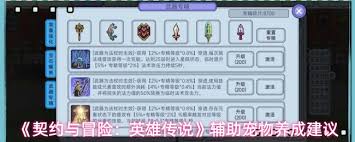 契约与冒险英雄传说肉盾宠培养方法