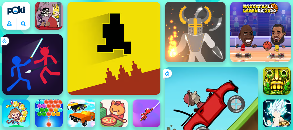 poki打开秒玩入口-2026poki小游戏点击即玩地址一览