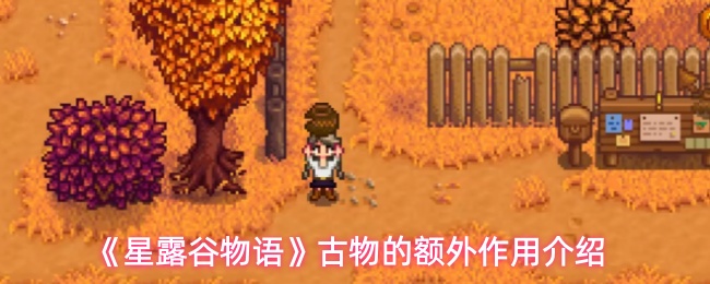 《星露谷物语》古物的额外作用介绍