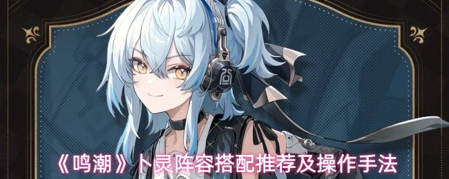 《鸣潮》卜灵阵容搭配推荐及操作手法