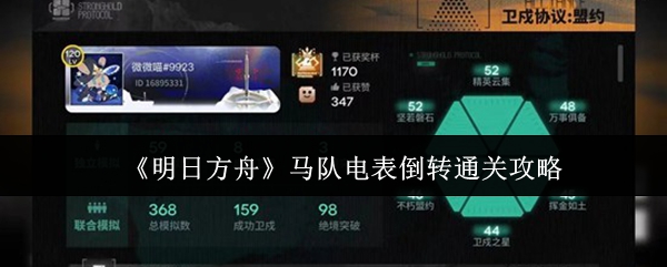 《明日方舟》马队电表倒转通关攻略