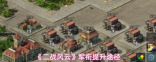 《二战风云》军衔提升途径