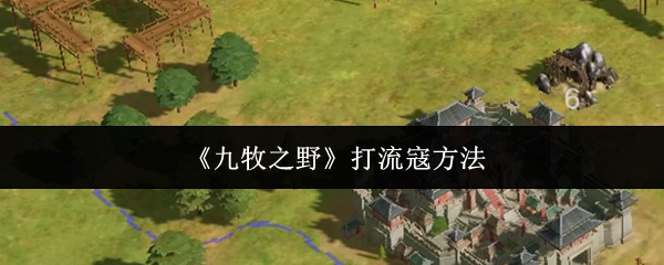 《九牧之野》打流寇方法