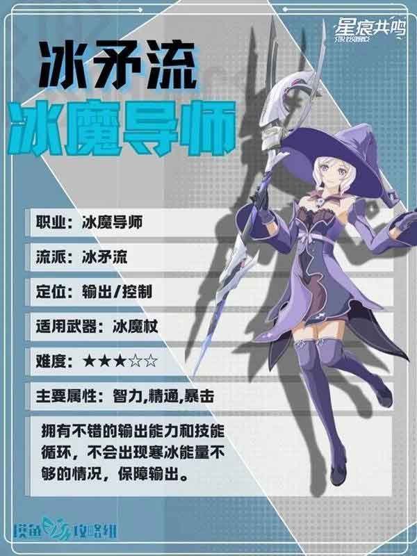 星痕共鸣冰魔导师冰矛流培养攻略一图流