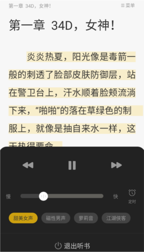 布袋鼠小说app听书模式设置