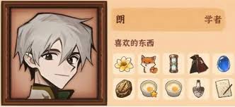 火山的女儿中朗喜欢什么